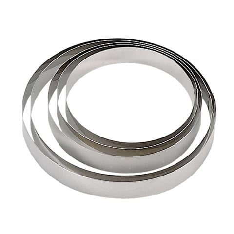 Stainless Steel Round Pastry Ring Ø16xH6cm