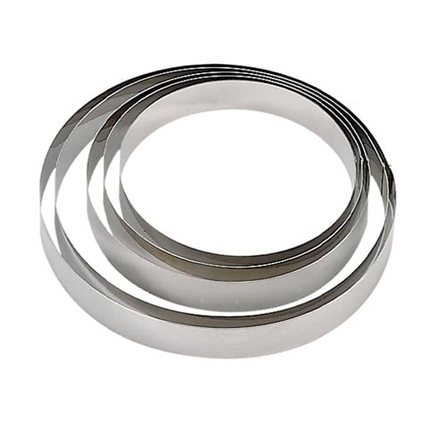 Stainless Steel Round Pastry Ring Ø20xH6cm