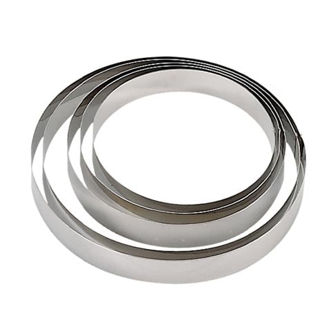 Stainless Steel Round Pastry Ring Ø24xH6cm