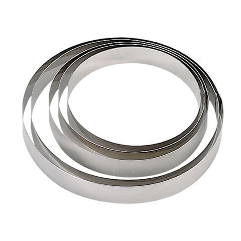 Stainless Steel Round Pastry Ring Ø28xH6cm