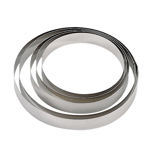 Stainless Steel Round Pastry Ring Ø10xH3cm