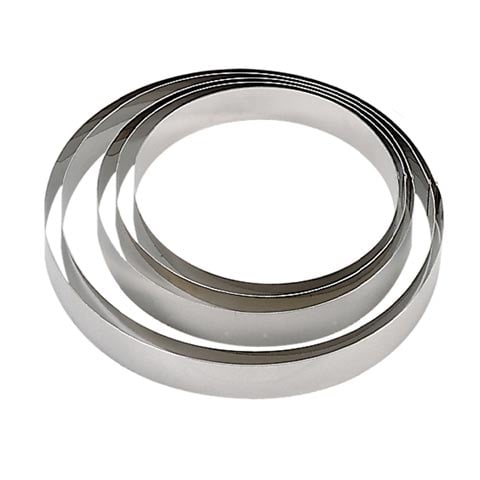 Stainless Steel Round Pastry Ring Ø14xH4.5cm