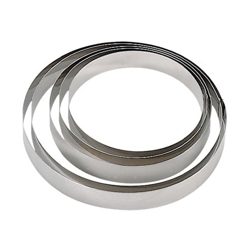 Stainless Steel Round Pastry Ring Ø26xH4.5cm