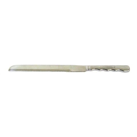 (13-00642) S/S CAKE KNIFE w/WAVY BLADE, L31.7cm