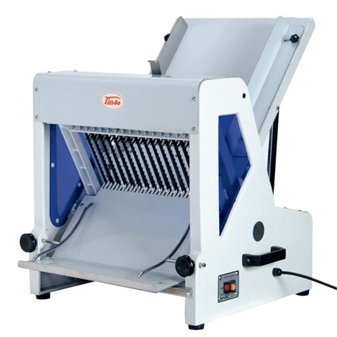 (18-00723) BREAD SLICER MACHINE 12mm THICKNESS, 31 KNIFES, L68xW63xH73cm, 230V/186W/50Hz, TINSO  ==1 YEAR WARRANTY==