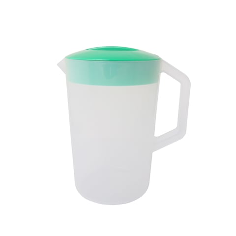 PP PITCHER WITH GREEN LID L24xW17xH28cm, 4.1L