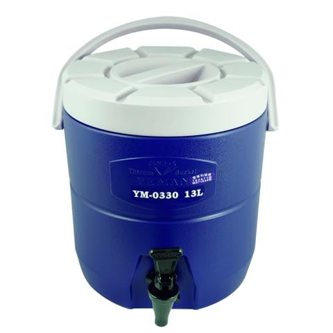 (20-00254) ROUND INSULATED CONTAINER WITH INNER LID (9903-7) BLUE, Ø30xH33cm, 13L