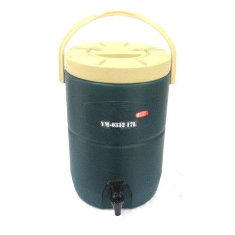 (20-00260) ROUND INSULATED CONTAINER WITH INNER LID (9903-7) GREEN Ø30xH46cm, 17L