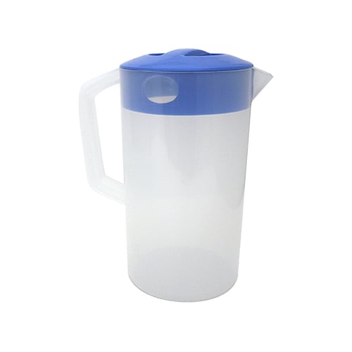 PP PITCHER WITH BLUE LID 2.5L