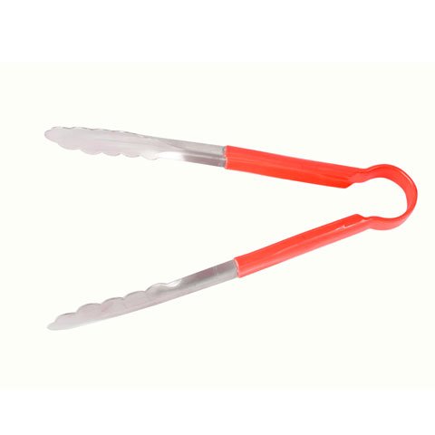 STAINLESS STEEL SCALLOP TONG with PLASTIC HANDLE