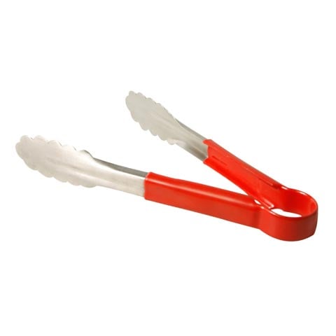 STAINLESS STEEL SCALLOP TONG with PLASTIC HANDLE