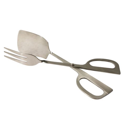 STAINLESS STEEL SCISSOR SALAD TONG