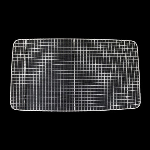 STAINLESS STEEL FOOTED SHELF/WIRE GRID