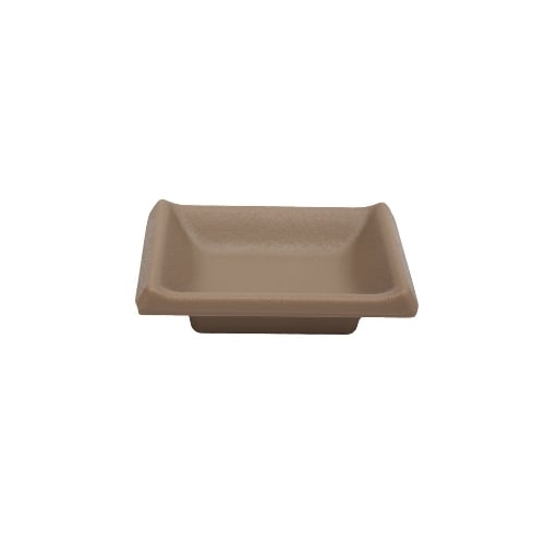Iwamatsu Melamine Rectangle Sauce Dish L91xW6.3xH2.5cm, Brown