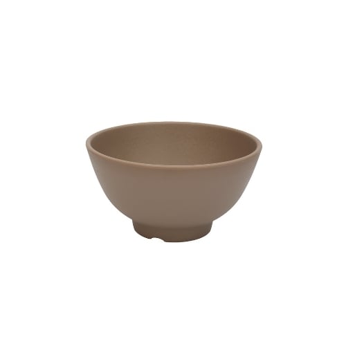 Iwamatsu Melamine Round Bowl Ø16.5xH8.7cm, Brown
