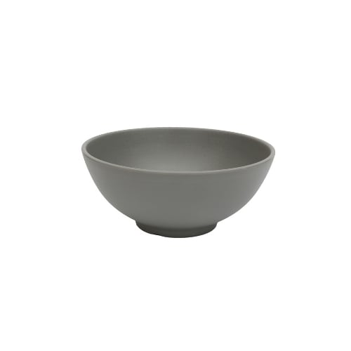 Iwamatsu Melamine Round Bowl Ø20.3xH8.7cm, Grey