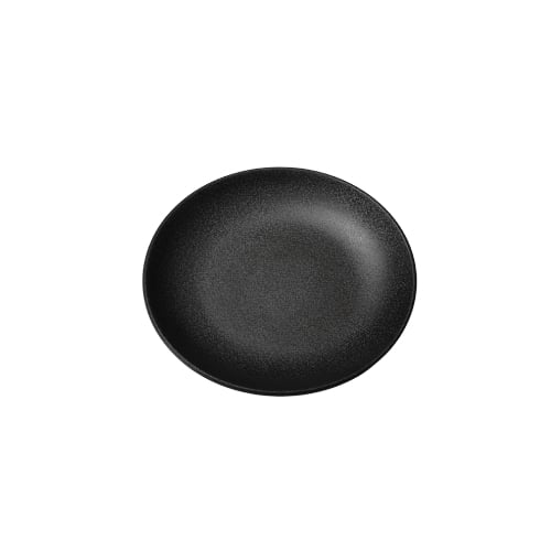 Iwamatsu Melamine Round Plate Ø20.5xH2.3cm, Black