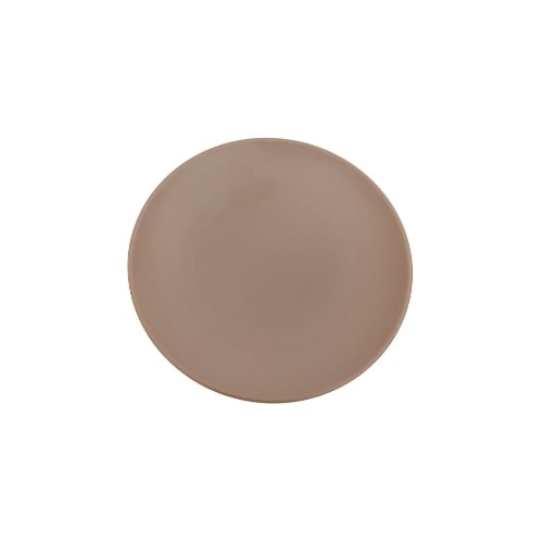 Iwamatsu Melamine Round Plate Ø23.1xH2.6cm, Brown