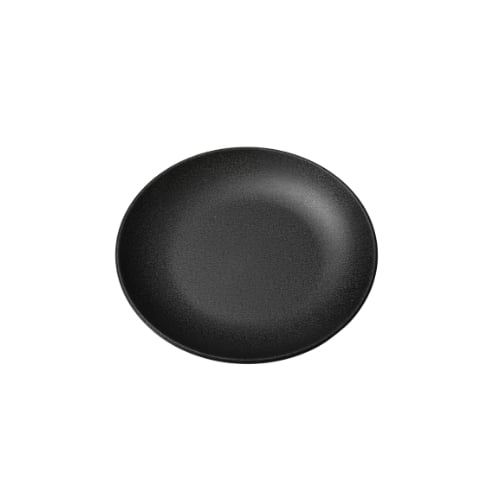Iwamatsu Melamine Round Plate Ø25.5xH2.9cm, Black