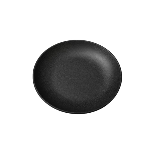 Iwamatsu Melamine Round Plate Ø28xH3.1cm, Black