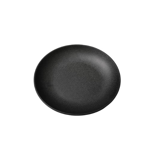 Iwamatsu Melamine Rectangle Plate L31xW16.6xH2.2cm, Black