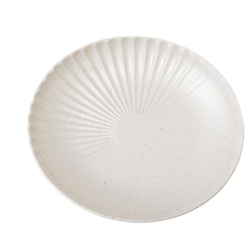 Shun Ta Melamine Round Plate Ø25.4xH2.3cm, White