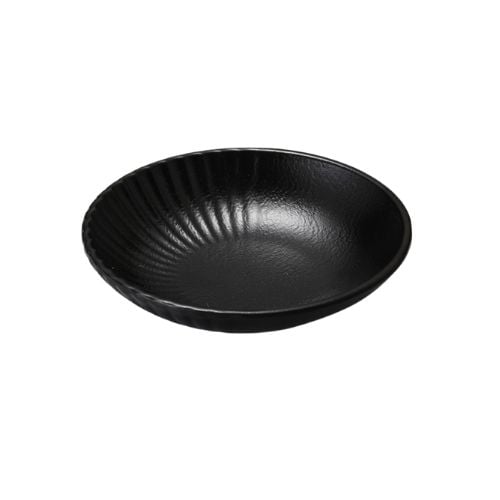 Shun Ta Melamine Round Sauce Dish Ø12xH2.8cm, Black