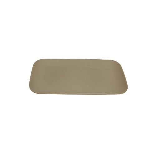 Iwamatsu Melamine Rectangle Plate L31xW16.6xH2.2cm, Dark Beige
