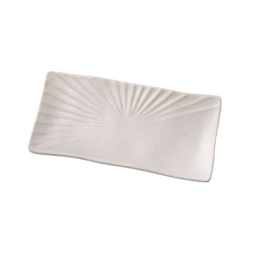 Shun Ta Melamine Rectangle Plate L31xW16.5xH2.2cm, White
