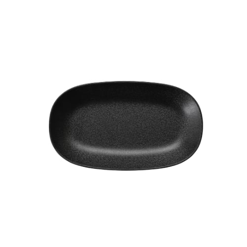 Iwamatsu Melamine Rectangle Plate L24.9xW14.6xW3.2cm, Black