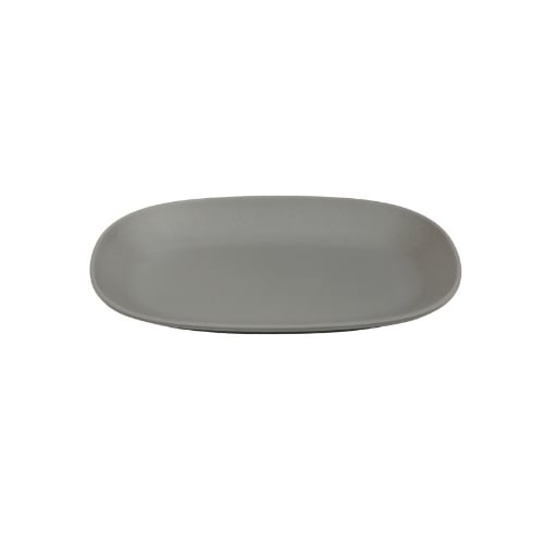 Iwamatsu Melamine Rectangle Plate L24.9xW14.6xW3.2cm, Grey