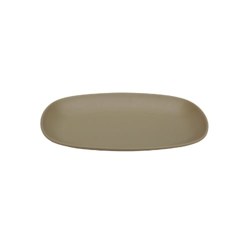 Iwamatsu Melamine Rectangle Plate L29.2xW17.4xH3.5cm, Dark Beige