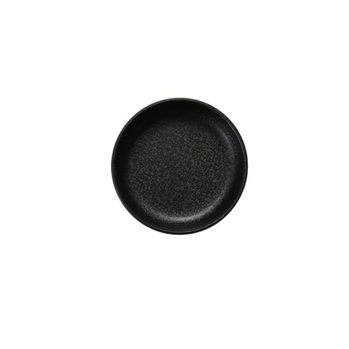 Iwamatsu Melamine Round Sauce Dish Ø9xH2.7cm, Black