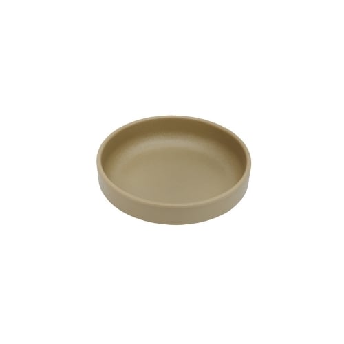 Iwamatsu Melamine Round Sauce Dish Ø11.4xH2.8cm, Dark Beige