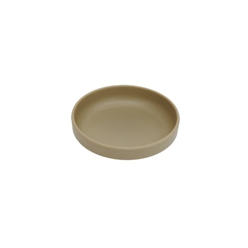 Iwamatsu Melamine Round Side Dish Ø13.6xH3cm, Dark Beige