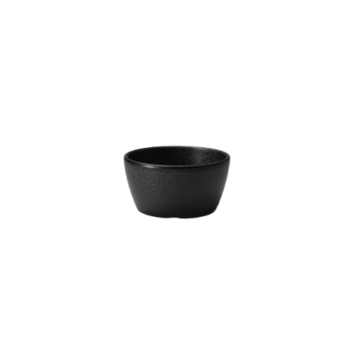 Iwamatsu Melamine Round Bowl Ø9.9xH5.1cm, Black