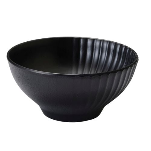 Shun Ta Melamine Round Bowl Ø15xH7.1cm, Black