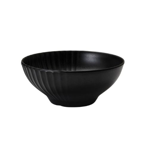 Shun Ta Melamine Round Bowl Ø21xH78.7cm, Black