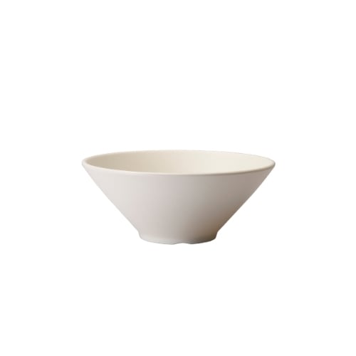 Iwamatsu Melamine Round Bowl Ø19.7xH9cm , White