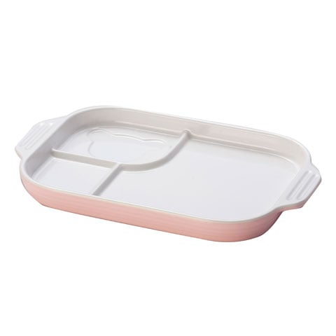 MEL KIDS RECTANGLE PLATE L27.9xW17x2.4cm, LIGHT PINK