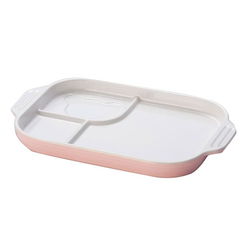 MEL KIDS RECTANGLE PLATE L27.9xW17x2.4cm, LIGHT PINK