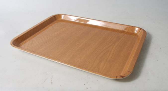 MEL TRAY 29.8x21.5x1.7cm (PLAIN WOODEN COLOUR)