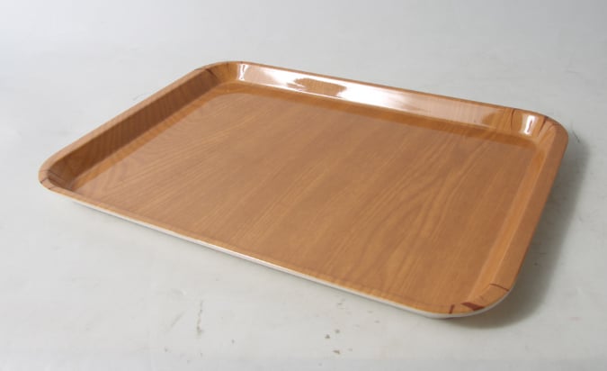 MEL TRAY 33.0x25.5x1.6cm (PLAIN WOODEN COLOUR)