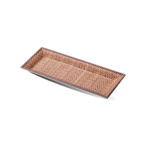 MEL RECTANGLE PLATE L39.3xW16.5xH2.6cm, LIGHT BEIGE, BAMBOO