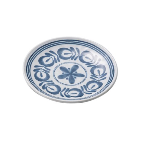 MEL ROUND PLATE Ø17.7xH2.1cm, MODERN BLUE