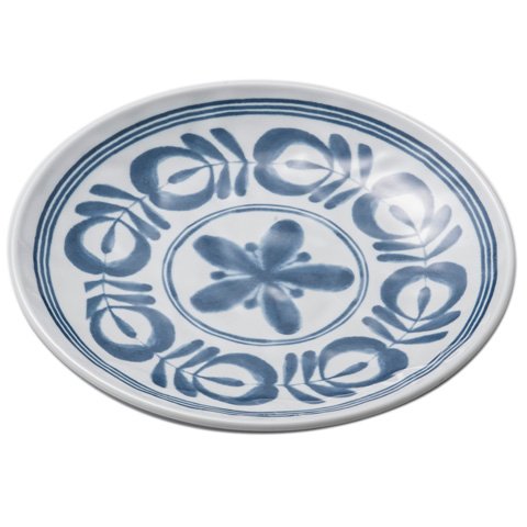 MEL ROUND PLATE Ø23xH2.6cm, MODERN BLUE