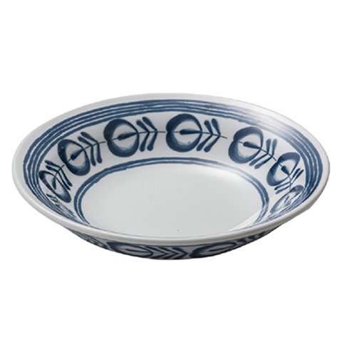 MEL SALAD BOWL Ø24.5xH5.5cm, MODERN BLUE