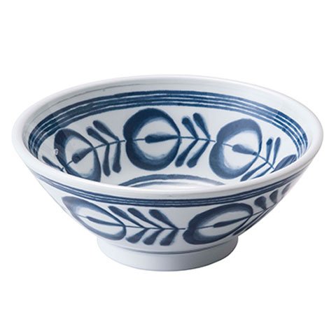 MEL NOODLE BOWL Ø19.3xH7.8cm, MODERN BLUE