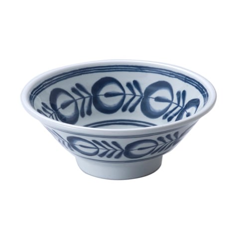 MEL NOODLE BOWL Ø21.7xH8.3cm, MODERN BLUE