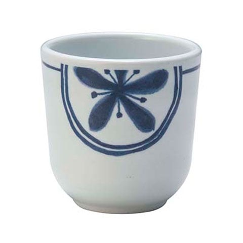 MEL TEA CUP Ø7.7xH7.9cm, MODERN BLUE